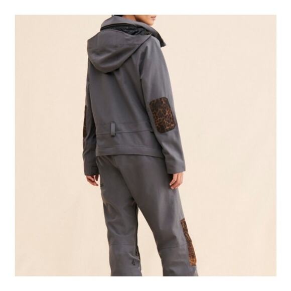 Volcom Women's Romy Snow Suit - Leopard Grey - Picture 3 of 8